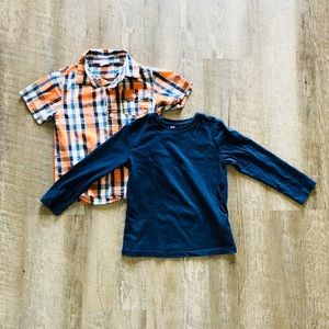 Boys Shirts H&M and Healthtex- Size 4T